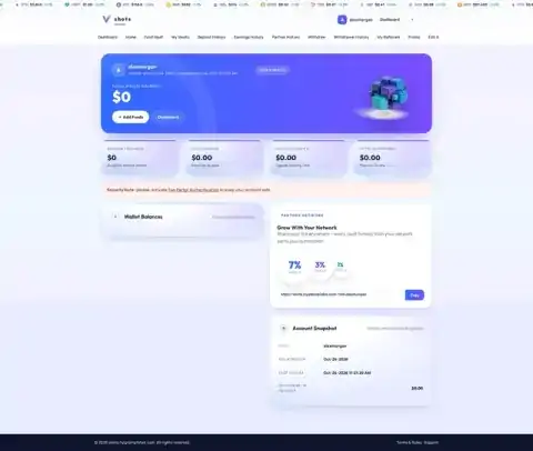 H-TPL2 member dashboard preview